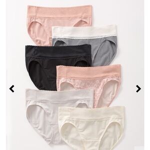 NEW! Two packs- Cotton Modal Lace High Leg 5pack